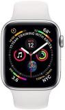 Apple Watch Series 4 (GPS + Cellular, 44MM) - Silver Aluminum Case with White Sp...