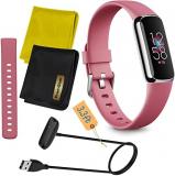 Fitbit Luxe Wellness & Fitness Tracker (Orchid/Platinum) with Heart Rate Monitor...