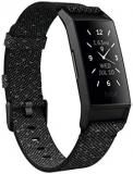 Fitbit Charge 4 Special Edition Fitness and Activity Tracker with Built-in GPS, Heart Rate, Sleep & Swim Tracking, Black/Granite Reflective, One Size (S &L Bands Included) (Renewed)