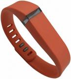 Modelshow Replacement Band/Strap with Metal Clasp for Fitbit Flex1 Activity Tracker Wireless Wristband Bracelet (Orange, S)