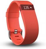 Fitbit Charge HR Wireless Activity Wristband (Tangerine, Large (6.2 - 7.6 in))