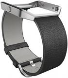 Fitbit Blaze Accessory Band, Leather, Black, Small