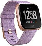 Fitbit Versa Special Edition Smart Watch, Lavender Woven, One Size (S & L Bands ...
