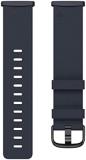 Fitbit Vegan Leather Band, 24mm Attach,Indigo,Large *Compatible with Sense 2, Se...