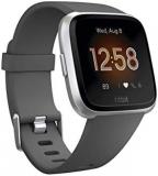 Fitbit Versa Lite Smartwatch,GPS,Charcoal/Silver Aluminum, One Size (S & L Bands...