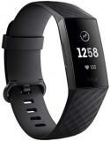 Fitbit Charge 3 Fitness Activity Tracker, Graphite/Black, One Size (S & L Bands ...