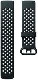 Fitbit Charge 3 Accessory Band, Official Fitbit Product, Sport, Black, Small