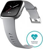 Fitbit Versa Smart Watch, Gray/Silver Aluminium, One Size (S & L Bands Included)