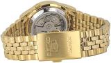 Seiko automatic 21 Jewels Calendar golden Stainless steel watch SNKF82J1, golden, bracelet, golden, bracelet