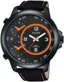 Pulsar Men's Analogue Quartz Watch with Textile Strap PX8007X1, Black, Strap