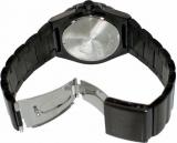 Seiko Men's SGEG21 Black Stainless-Steel Quartz Watch with Black Dial