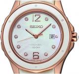 Seiko Mujer Womens Analog Quartz Watch with Leather Bracelet SXDE82P1