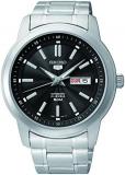 Seiko Men's 5 Automatic SNKM87K Silver Stainless-Steel Automatic Watch