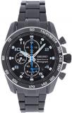 Seiko Men's SNAE77 Stainless Steel Analog with Black Dial Watch