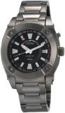 Seiko Men's SUN007 Kinetic GMT Black Ion Watch