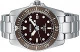 SEIKO Prospex Solar Automatic Analog Divers Watch for Men SNE571P, Silver, Bracelet