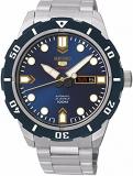 Seiko 5 Sports Automatic Blue Dial Stainless Steel 100M Mens Watch SRP677