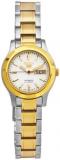 Sieko Women's SYMD90 Two Tone Stainless Steel Analog with White Dial Watch
