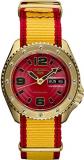 SEIKO 5 Sports Automatic Street Fighter V Limited Edition Zangief Gold and Red N...