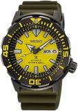 SEIKO Prospex Monster Diver's 200m Automatic Gray Plated Case Yellow Dial Watch SRPF35K1