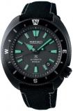 Seiko Men's Black Dial Polyester Band Automatic Watch