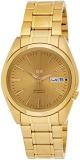 SEIKO Men's 5 Automatic Gold-Tone Steel and Dial