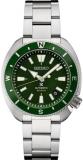 SEIKO Mens Green Dial Silver Band Stainless Steel Automatic Watch - SRPH15