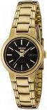 Seiko Women's 5 Automatic SYMK22K Gold Stainless-Steel Automatic Watch with Black Dial