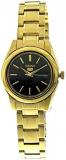 Seiko Women's 5 Automatic SYMK22K Gold Stainless-Steel Automatic Watch with Black Dial