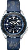 Seiko 5 Sports Automatic One Piece Sabo Limited Edition Blue Silicone Men's Watc...