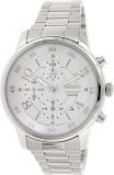 Seiko Neo Sport Chronograph Silver Dial Stainless Steel Mens Watch SNDW87