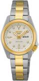 Seiko 5 Ladies Two Tone Gold Day-Date Automatic Watch SRE004K1