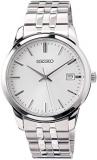Seiko Essential Quartz Silver Dial Men's Watch SUR397