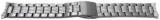 SEIKO Stainless Steel Push Button Fold-Over Clasp 20mm Solar Watch Bracelet