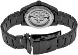 SEIKO Men's Black Dial Stainless Steel Band Automatic Watch