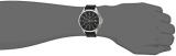 Seiko Men's 'Special Value' Quartz Stainless Steel and Leather Dress Watch, Color:Black (Model: SKS495)
