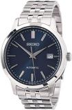 SEIKO Men's Analog Automatic Watch with Stainless Steel Strap SRPH87K1, Blue