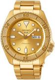 SEIKO SRPE74 5 Sports Men's Watch Gold-Tone 42.5mm Stainless Steel