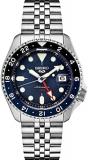 Seiko SSK003 5 Sports Men's Watch Silver-Tone 42.5mm Stainless Steel