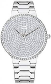 Tommy Hilfiger Women's Quartz Stainless Steel and Stainless Steel Bracelet Casual Watch, Color: Silver (Model: 1781998)
