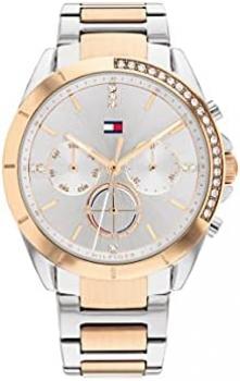 Tommy Hilfiger Women's Quartz Multifunction Stainless Steel and Link Bracelet Watch, Color: Two Tone (Model: 1782387)