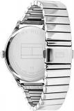 Tommy Hilfiger Women's Brooke Quartz Watch with Stainless Steel Strap, Silver, 16 (Model: 2770045)