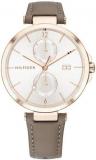 Tommy Hilfiger Women's Multi Dial Quartz Watch with Leather Strap 1782125