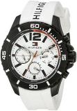 Tommy Hilfiger Men's 1791146 Cool Sport Analog Display Quartz White Watch
