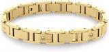 Tommy Hilfiger Jewelry Men's Screws Ionic Thin Gold Plated Link Bracelet Color: ...