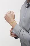 Tommy Hilfiger Jewelry Men's Screws Ionic Thin Gold Plated Link Bracelet Color: Gold Plated (Model: 2790395)