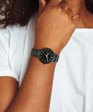 Tommy Hilfiger Women's Quartz Stainless Steel and Link Bracelet Watch, Color: Black (Model: 1782409)