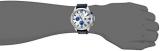 Tommy Hilfiger Men's Quartz Stainless Steel and Leather Casual Watch, Color:Blue (Model: 1791240)