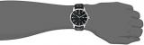 Tommy Hilfiger Men's 1710330 Stainless Steel Watch with Black Genuine Leather Band