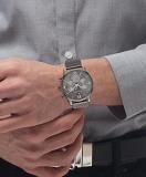 Tommy Hilfiger Men's Quartz Multifunction Stainless Steel and Mesh Bracelet Watch, Color: Grey (Model: 1791882)